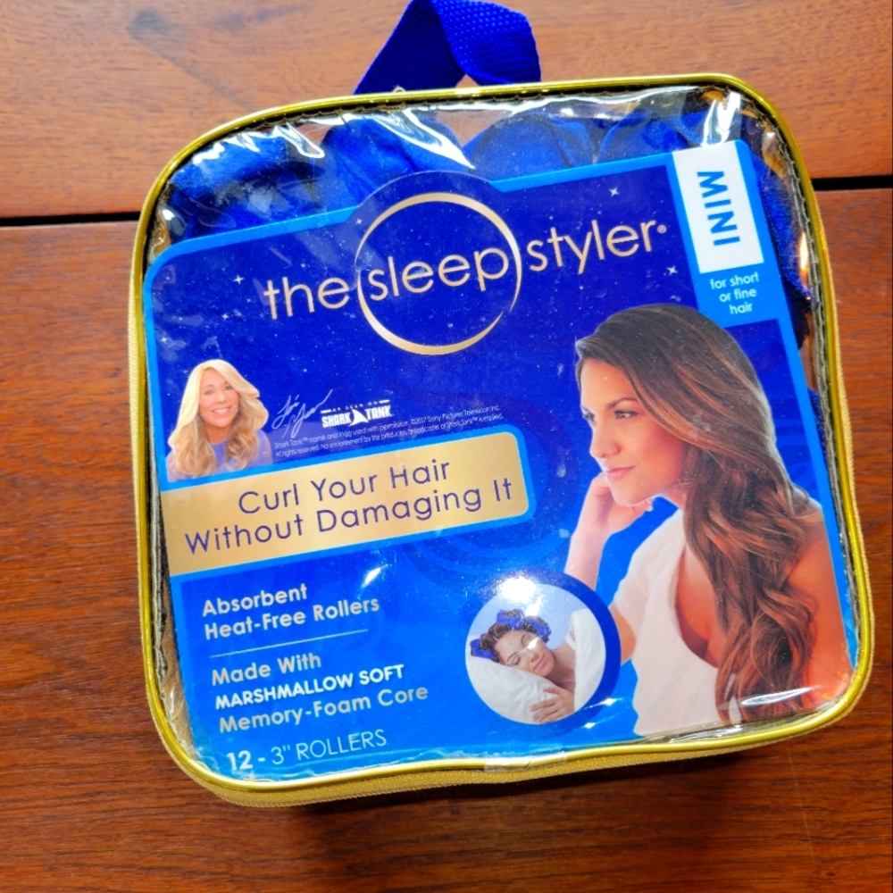 Mini - Soft Blue Hair Rollers